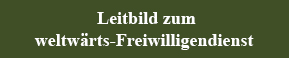 Leitbild zum weltwärts Freiwilligendienst boton